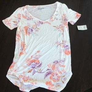 NWT Mudd short-sleeve floral shirt